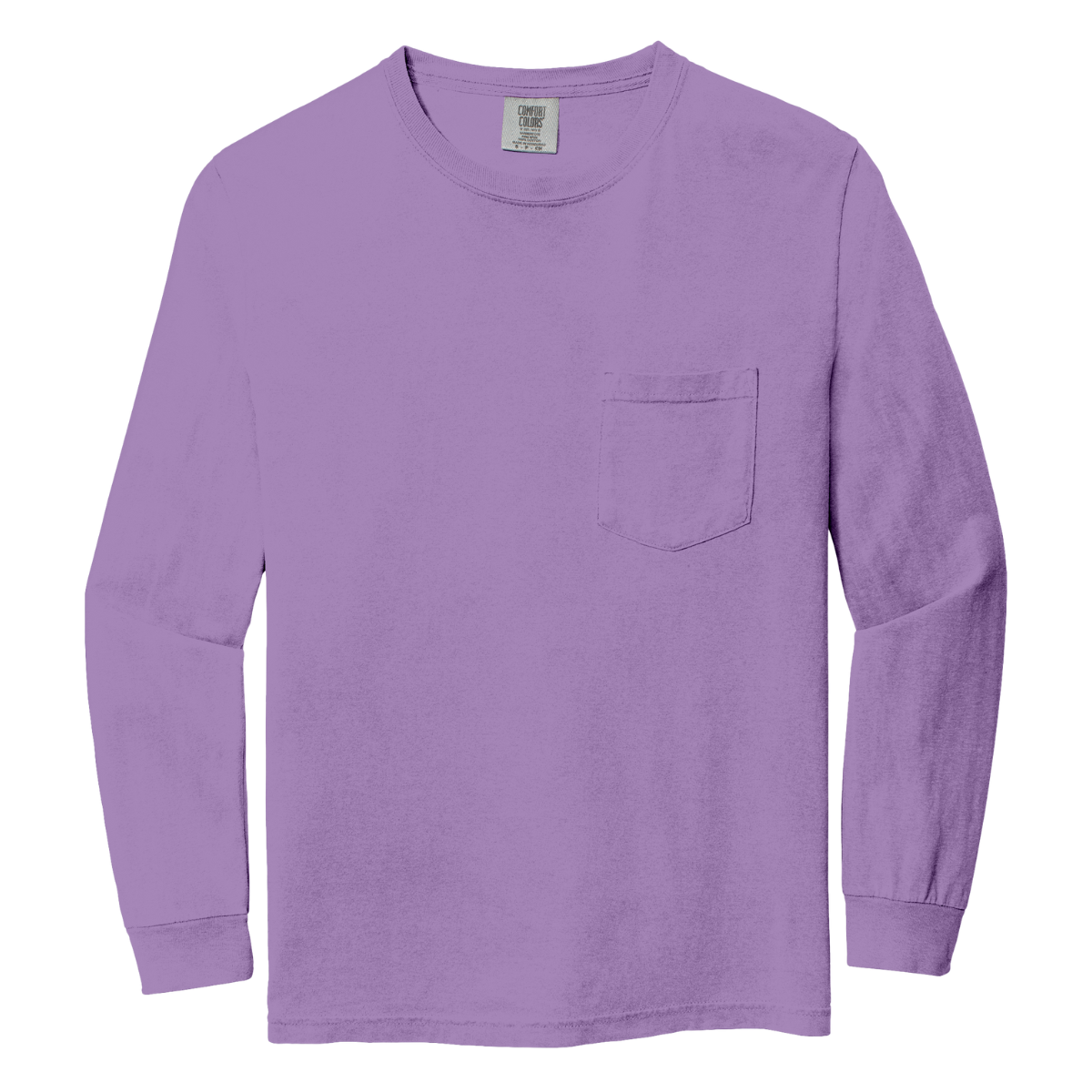 C4410 Comfort Colors® Custom Long-Sleeve Pocket Tee