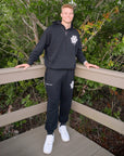 Our World Needs Jesus Black Unisex Sweatpants | Faith Based Premium Loungewear