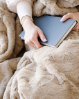 PATTERNED FAUX FUR THROW BLANKETS