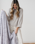PATTERNED FAUX FUR THROW BLANKETS