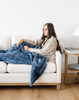 PATTERNED FAUX FUR THROW BLANKETS