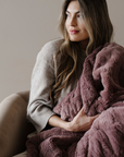 PATTERNED FAUX FUR THROW BLANKETS