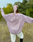 Peace of God Vintage Orchid Crewneck Sweatshirt