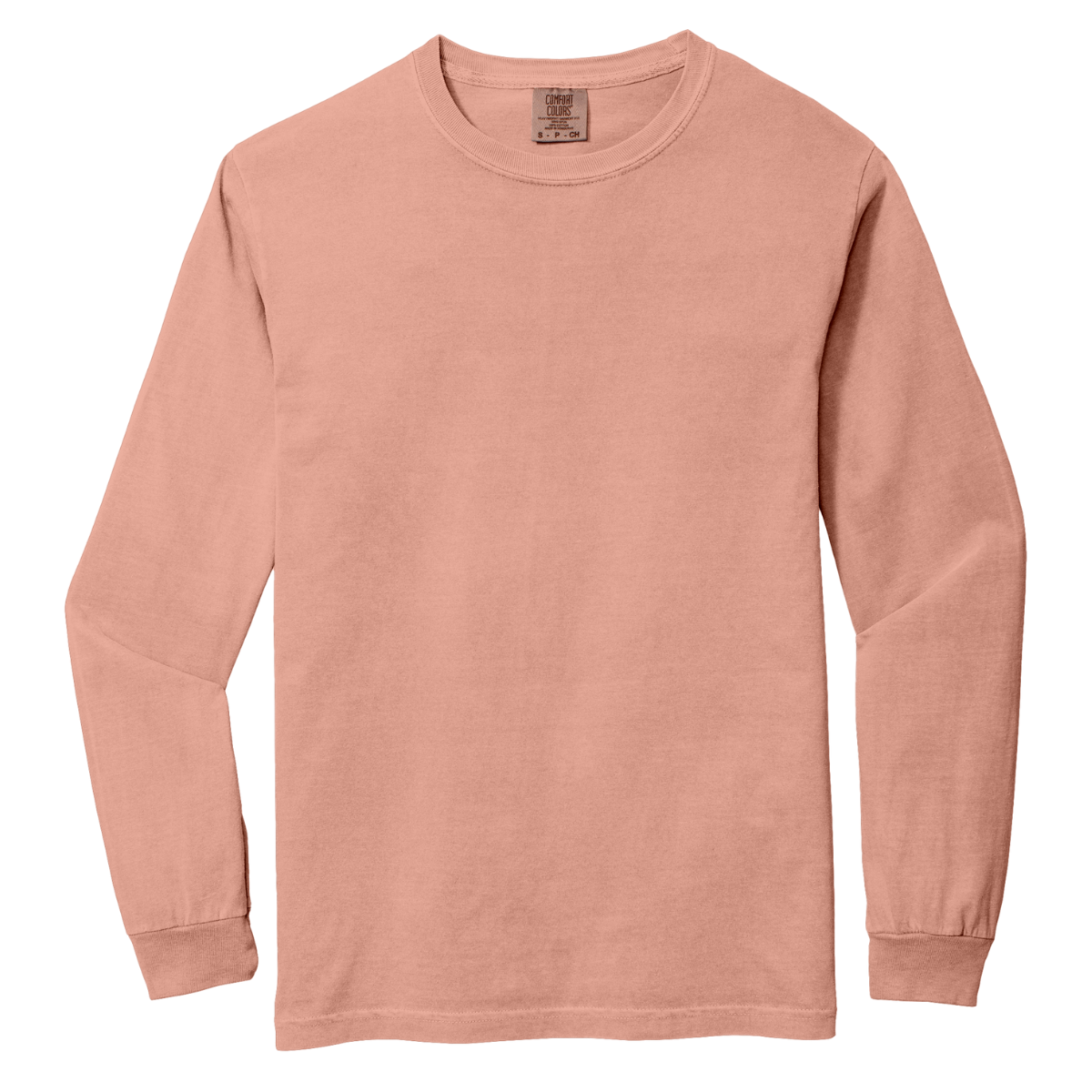 C6014 Comfort Colors Heavyweight Long-Sleeve T-Shirt – Garment-Dyed Custom Print Tee