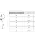 Children Girl Peasant Bubble Sleeve Dress