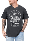 Obey Him – Mark 4:41 Men’s Christian T-Shirt