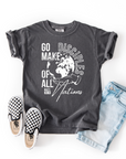 Go Make Disciples of All Nations – Youth Christian T-Shirt (Matthew 28:19)