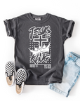 Jesus Is King – Youth Christian T-Shirt with Crown & Cross