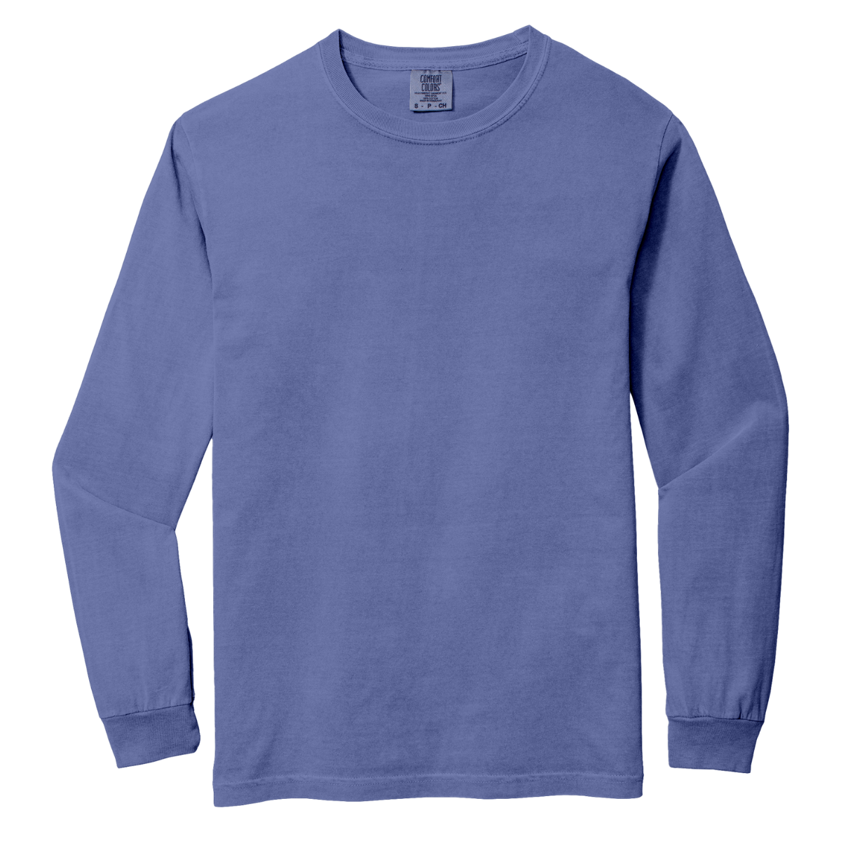 C6014 Comfort Colors Heavyweight Long-Sleeve T-Shirt – Garment-Dyed Custom Print Tee