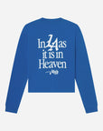 Pray for Los Angeles Blue Long Sleeve Heavyweight Tee