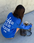 Pray for Los Angeles Blue Long Sleeve Heavyweight Tee