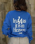 Pray for Los Angeles Blue Long Sleeve Heavyweight Tee