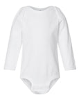 4421 Rabbit Skins Custom Infant Fine Jersey Long Sleeve Bodysuit | Custom Infant Long Sleeve Bodysuit