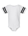 4437 Rabbit Skins Custom Infant Football Fine Jersey Bodysuit | Custom Infant Football Bodysuit