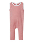 4492 Rabbit Skins Custom Infant Harborside Mélange Tank Romper | Custom Infant Tank Romper
