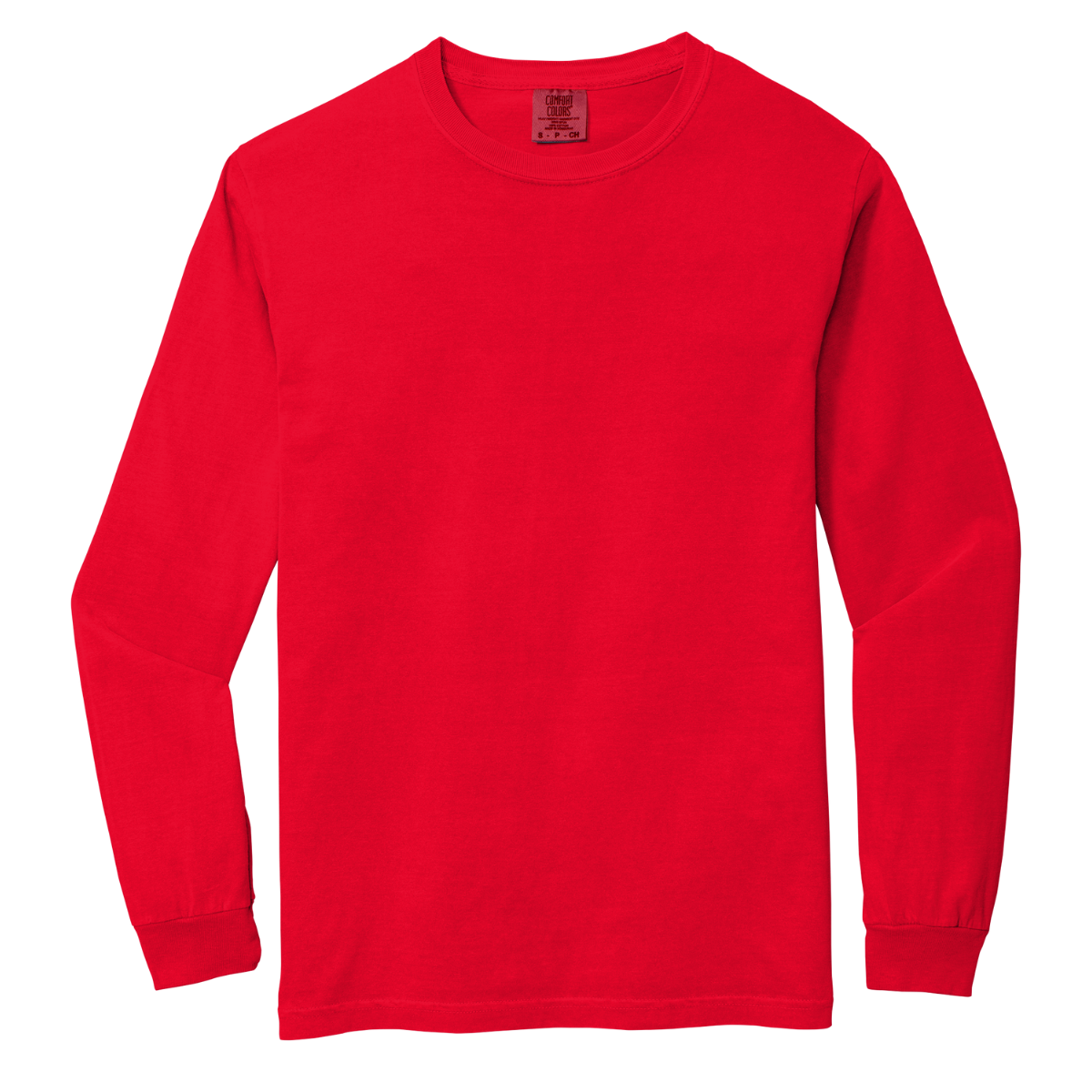 C6014 Comfort Colors Heavyweight Long-Sleeve T-Shirt – Garment-Dyed Custom Print Tee