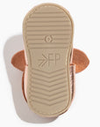 Rose Gold Knotted Bow Baby Shoe