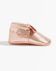 Rose Gold Bow Baby Shoe