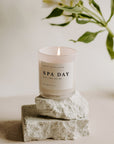 Spa Day Soy Candle - White Jar - 11 oz