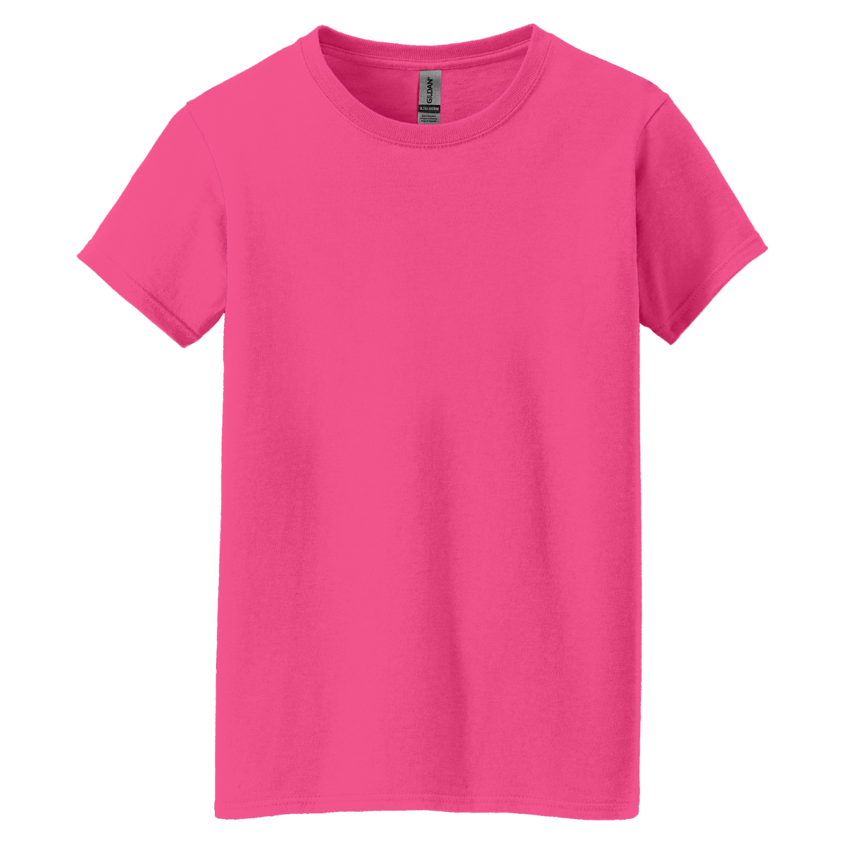 G500L Gildan Ladies' Heavy Cotton™ T-Shirt – Custom Print Fitted Tee for Women