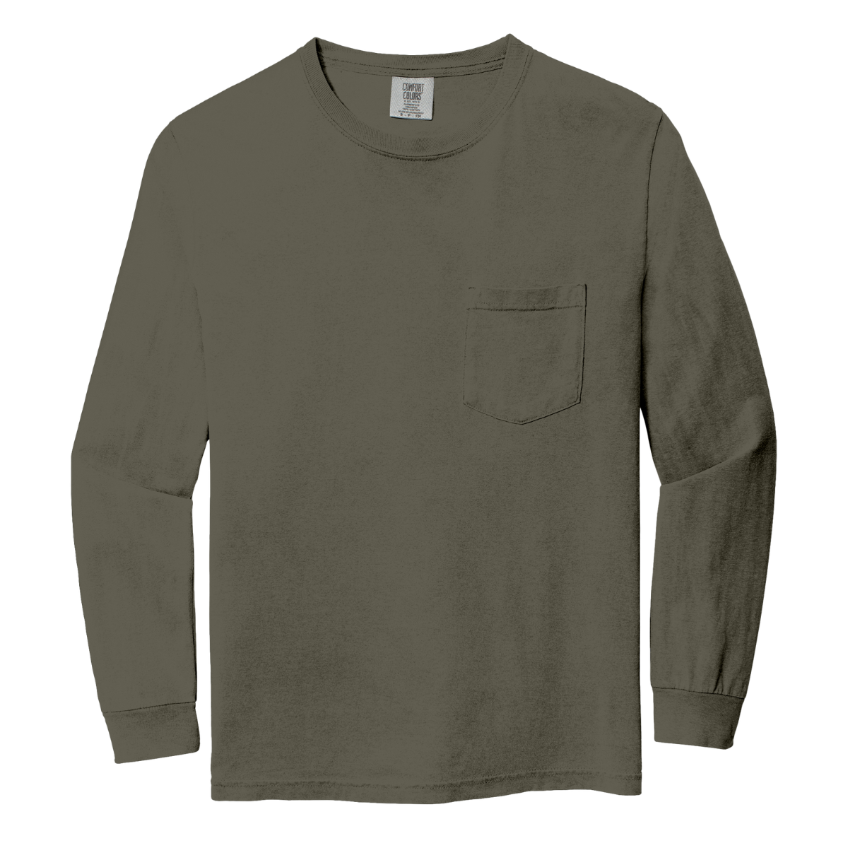 C4410 Comfort Colors® Custom Long-Sleeve Pocket Tee