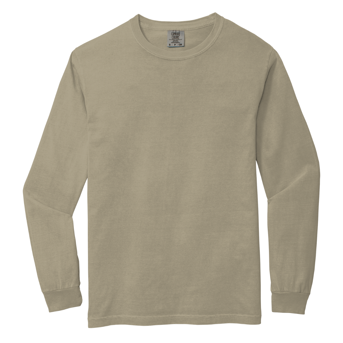 C6014 Comfort Colors Heavyweight Long-Sleeve T-Shirt – Garment-Dyed Custom Print Tee