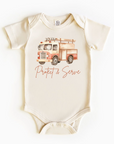 Protect & Serve – Firefighter Baby Bodysuit with Fire Truck