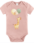 Vintage Giraffe with Balloons – Infant Bodysuit