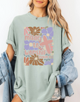 Made to Worship – Women’s Christian T-Shirt (Psalm, Floral Design)