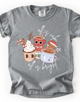 All Is Calm, All Is Bright – Youth Holiday Mugs Tee