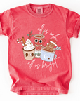 All Is Calm, All Is Bright – Youth Holiday Mugs Tee