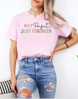 Not Perfect Just Forgiven – Women’s Christian T-Shirt
