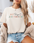 Not Perfect Just Forgiven – Women’s Christian T-Shirt