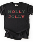Holly Jolly – Retro Youth Christmas Tee