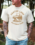 Crater Lake National Park Oregon Men’s Neutral Tee Shirt Top