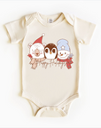 Happy Holidays – Peace Sign Winter Friends Infant Bodysuit