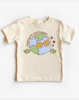 Praying for World Peace – Youth Neutral Christian T-Shirt with Earth & Peace Design