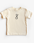 “Eight” 8th Birthday Tee – Neutral Children’s Shirt (Multiple Fits & Styles)