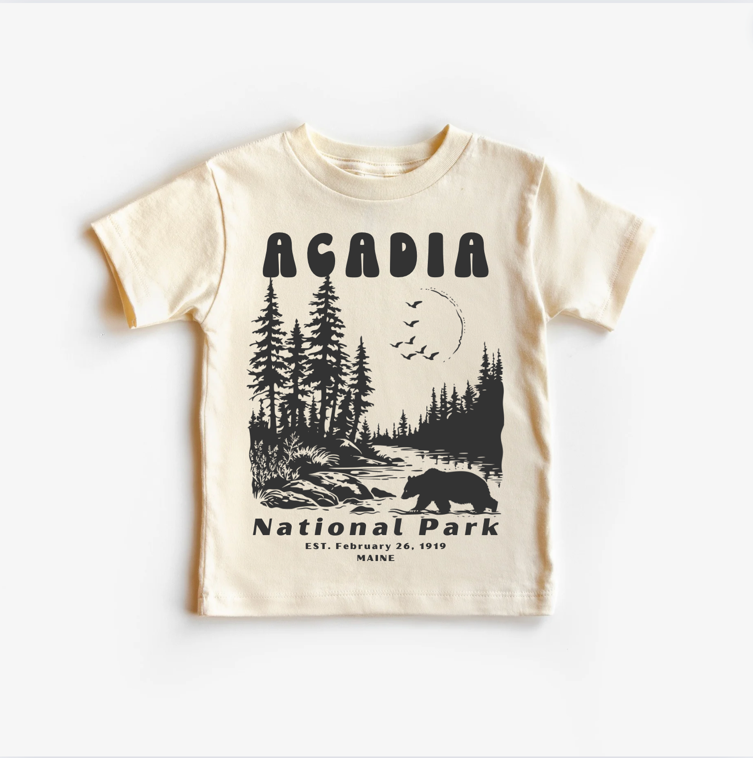 Acadia National Park – Youth Neutral T-Shirt (Maine Inspired)