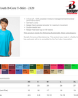 2120 Badger Youth B Core T Shirt | Custom Youth Performance Tee