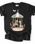 Vintage Carousel – Youth Christian T-Shirt with Nostalgic Illustration