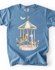 Vintage Carousel – Youth Christian T-Shirt with Nostalgic Illustration