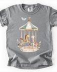 Vintage Carousel – Youth Christian T-Shirt with Nostalgic Illustration