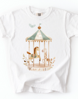Vintage Carousel – Youth Christian T-Shirt with Nostalgic Illustration