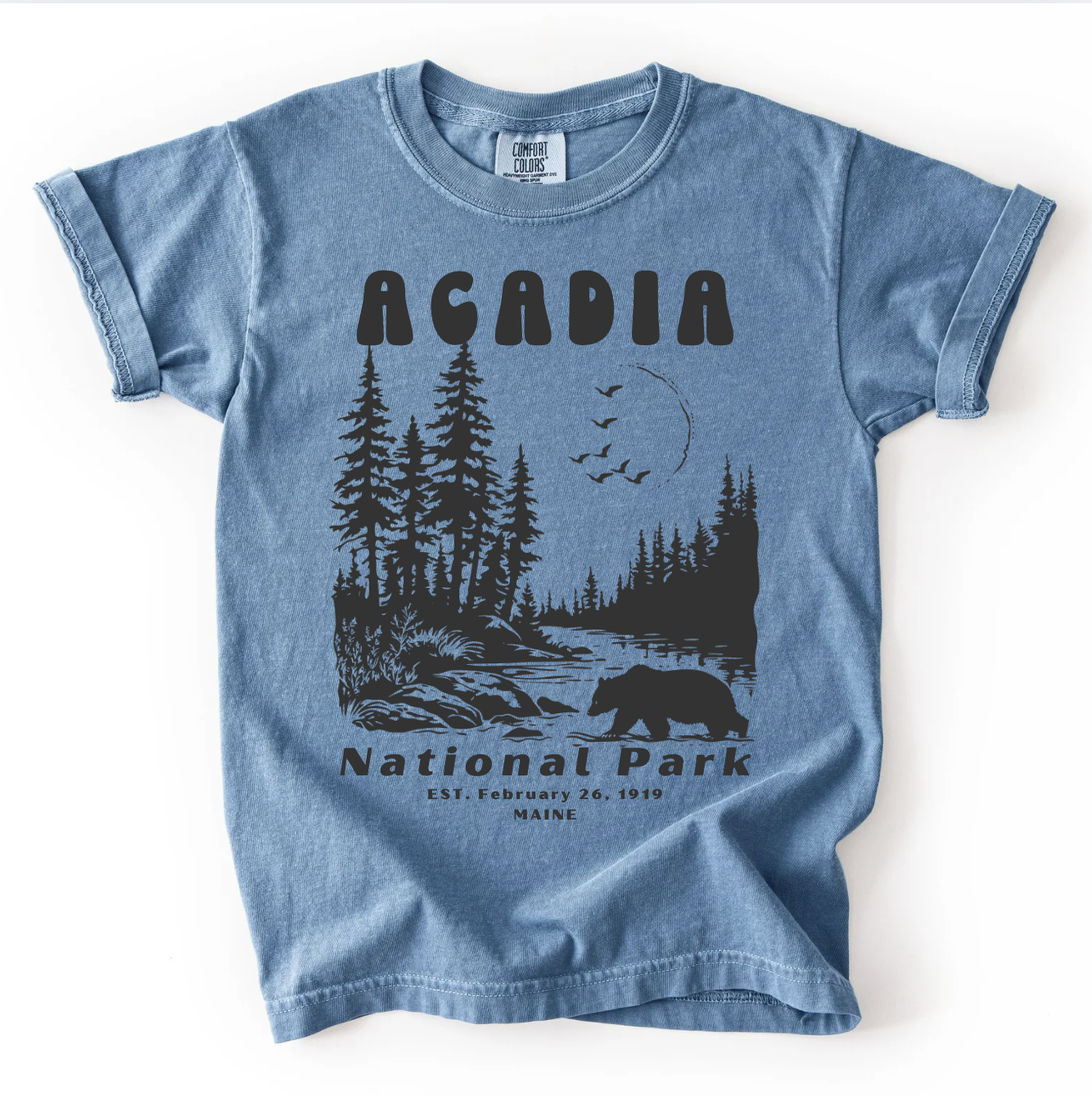 Acadia National Park – Youth Neutral T-Shirt (Maine Inspired)