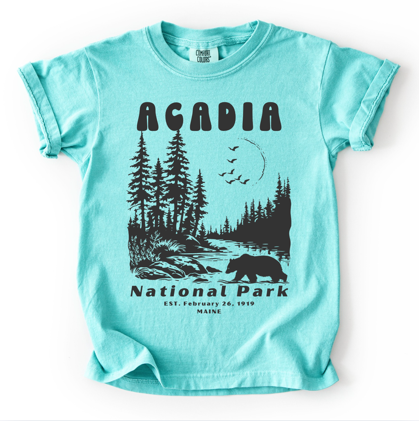 Acadia National Park – Youth Neutral T-Shirt (Maine Inspired)