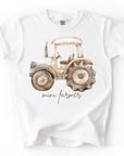 Mini Farmer – Youth Tee with Tractor & Script