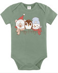 Happy Holidays – Peace Sign Winter Friends Infant Bodysuit