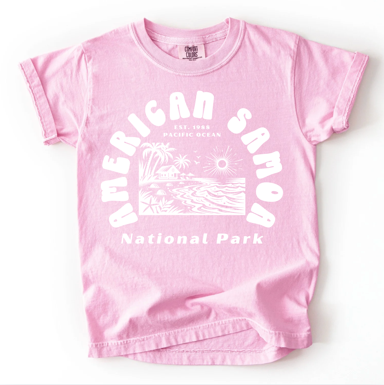 American Samoa National Park – Children’s Neutral Cotton Tee Shirt