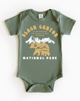 Black Canyon National Park Bear – Gender Neutral Baby Bodysuit Onesie